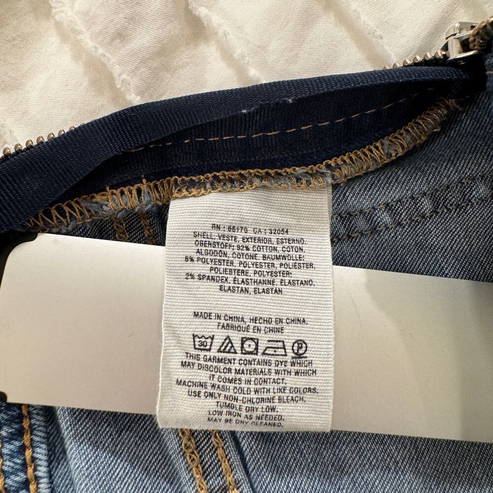 Pilcro Anthropologie Cropped Bootcut Jeans Women's 25 Patchwork Flare Y2K Indie - Picture 16 of 16